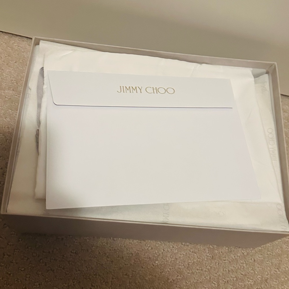 NWT Jimmy Choo Agnes Black Women's Pumps Size 37 - Picture 8 of 8